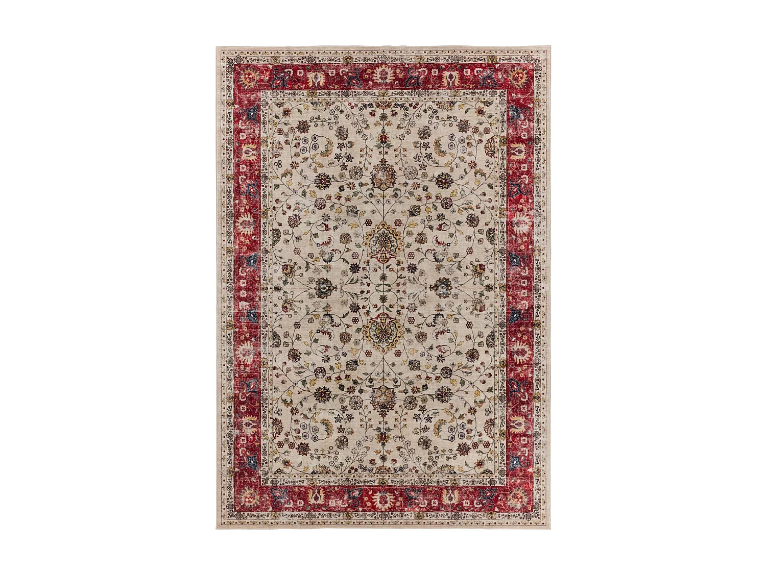 Tapis intérieur motif persan multicolore 200x280cm - Ivo