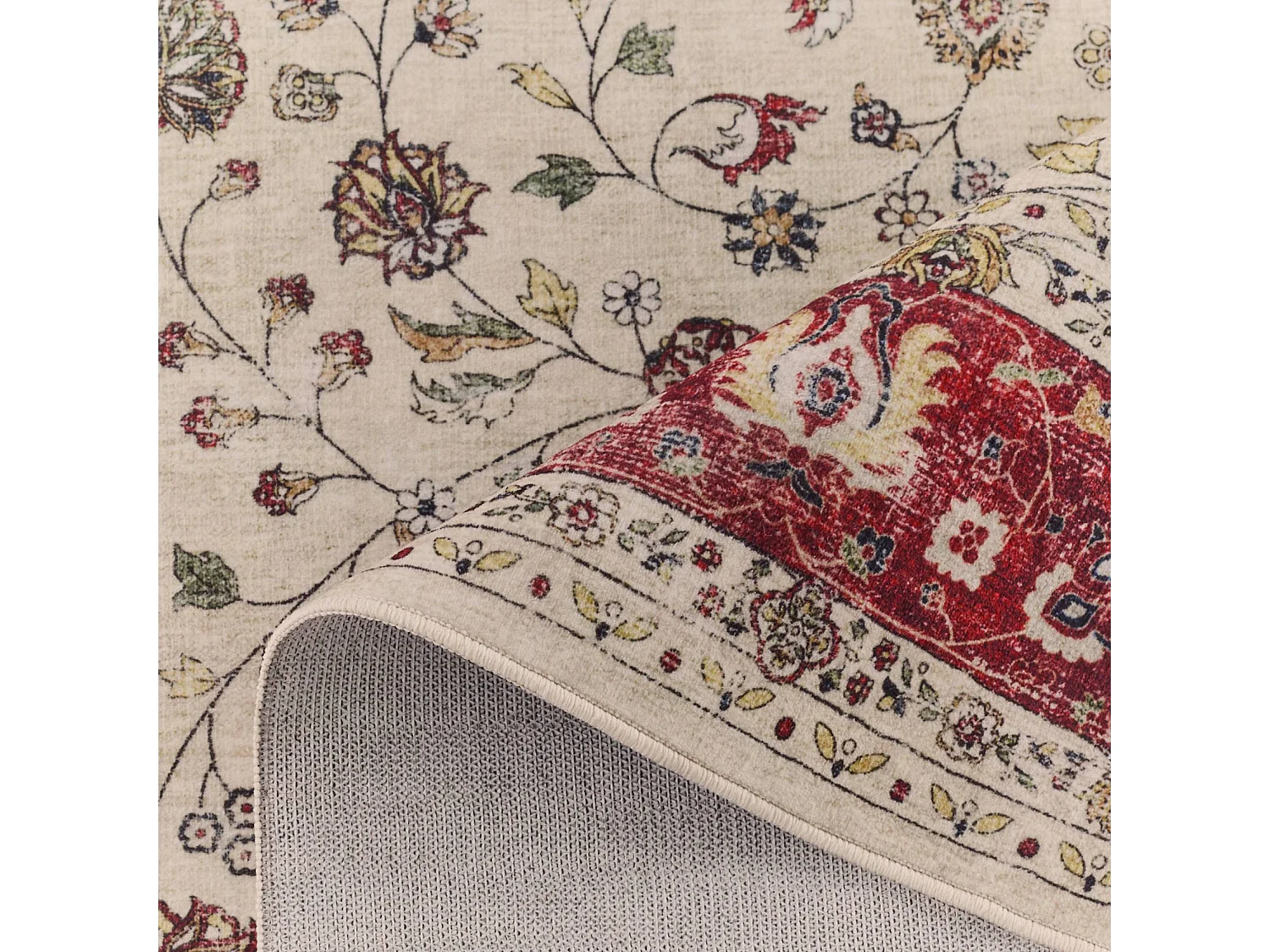 Tapis intérieur motif persan multicolore 160x220cm - Ivo