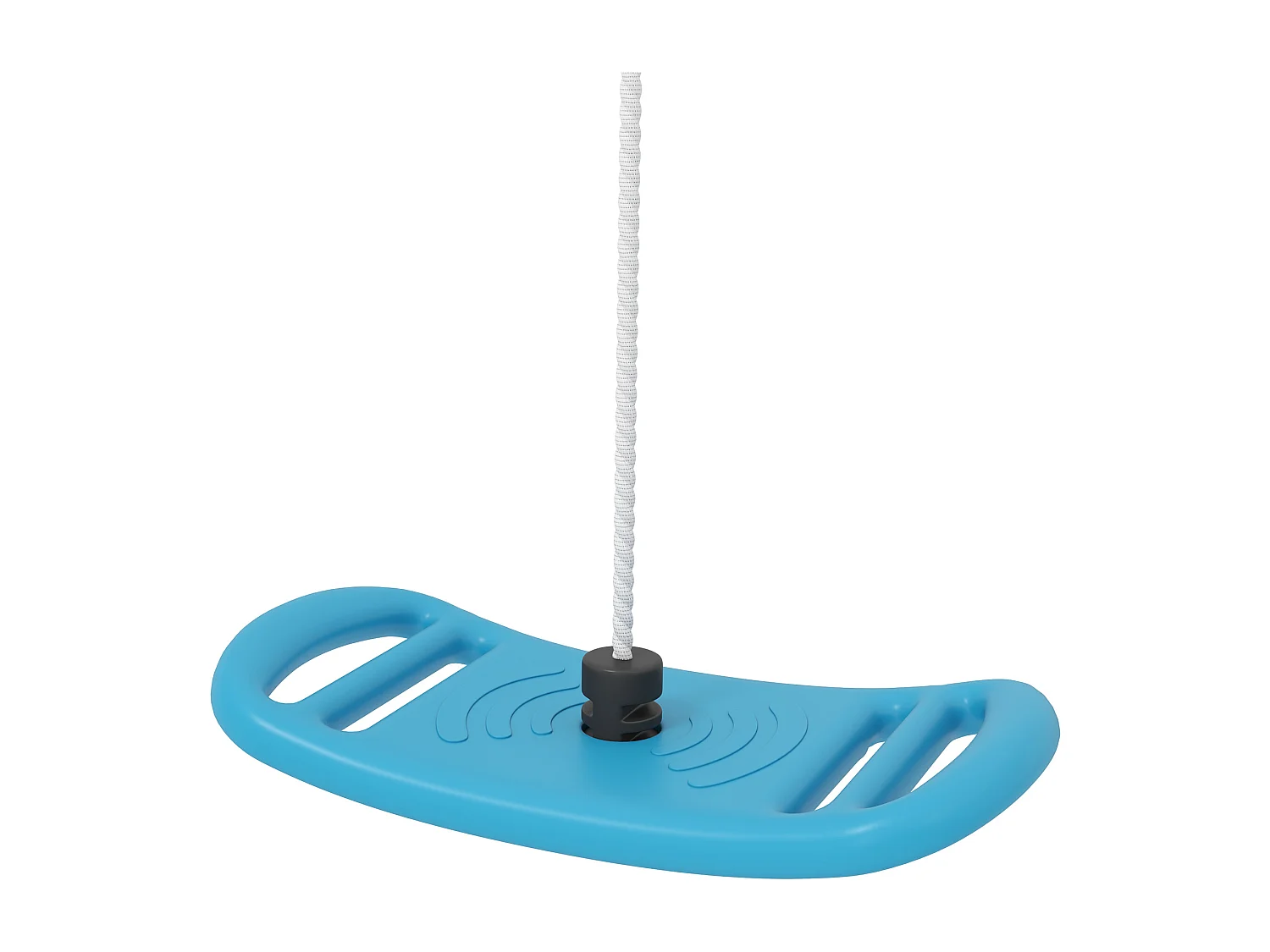 Balançoire enfant - siège balançoire - corde réglable, mousquetons - max. 70Kg - PE bleu