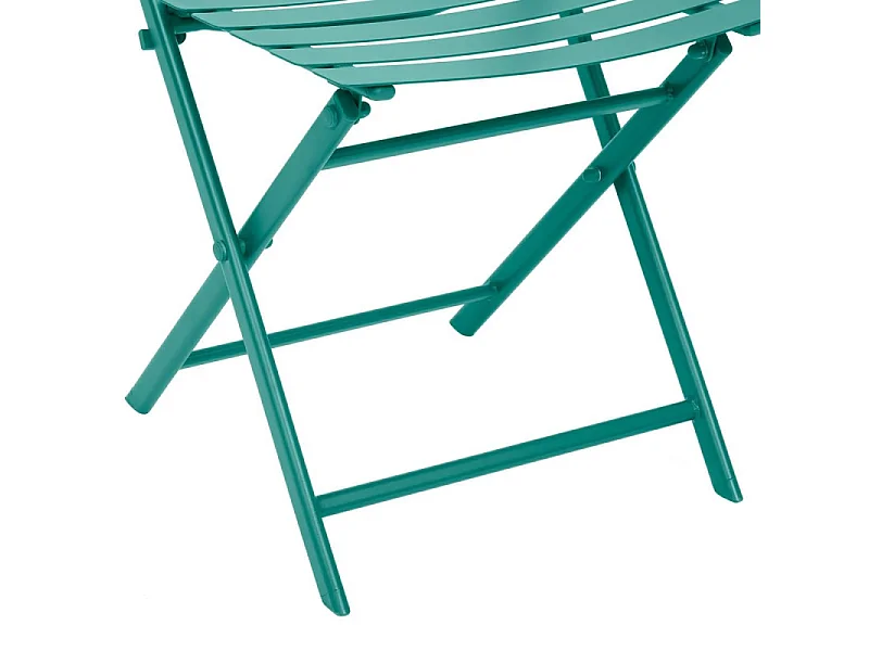 Chaise métal pliante Greensboro opale Hespéride