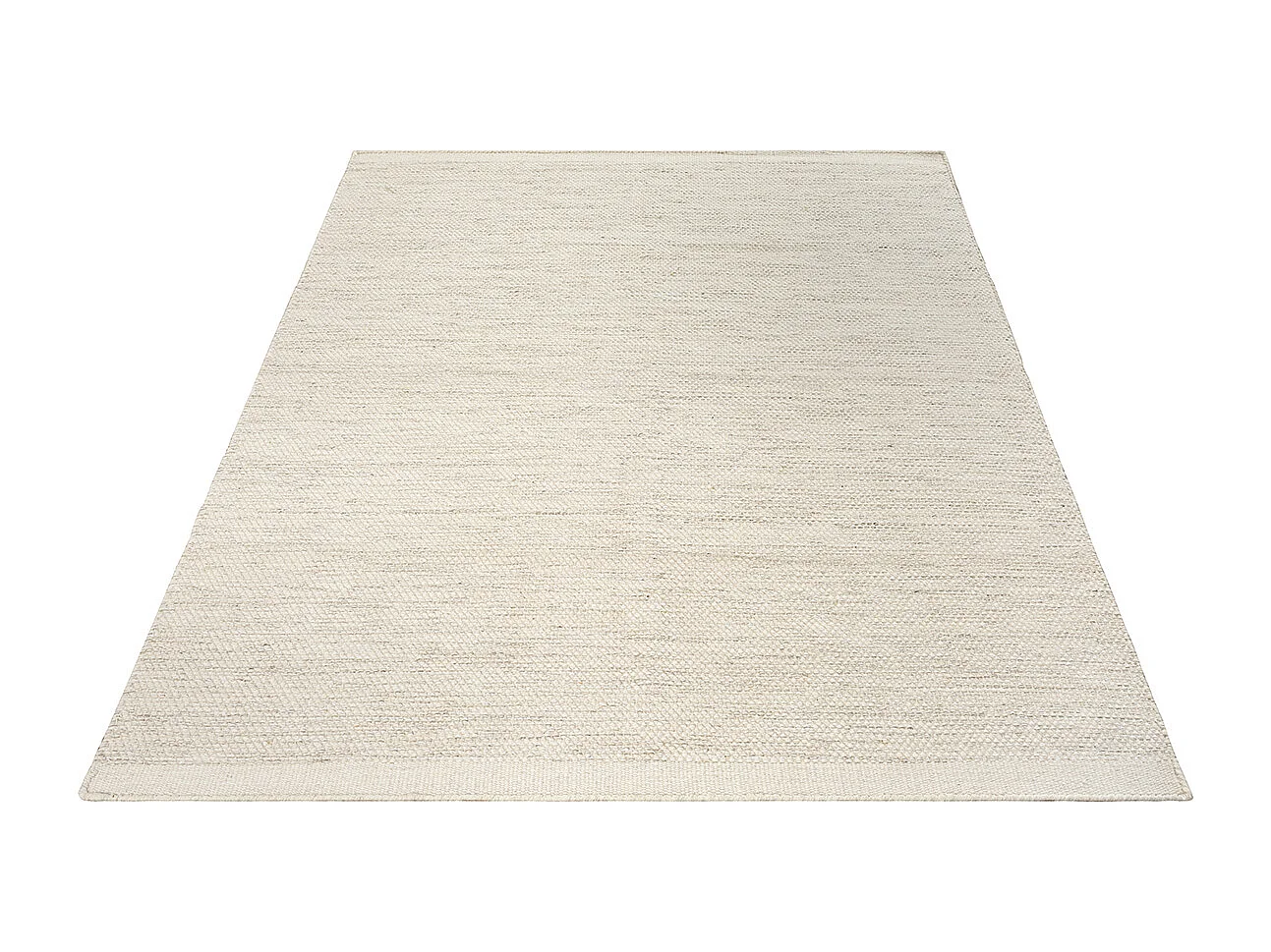 Teppich handgewebt Boho skandinavisch natur, Creme Beige, 200 x 290 cm