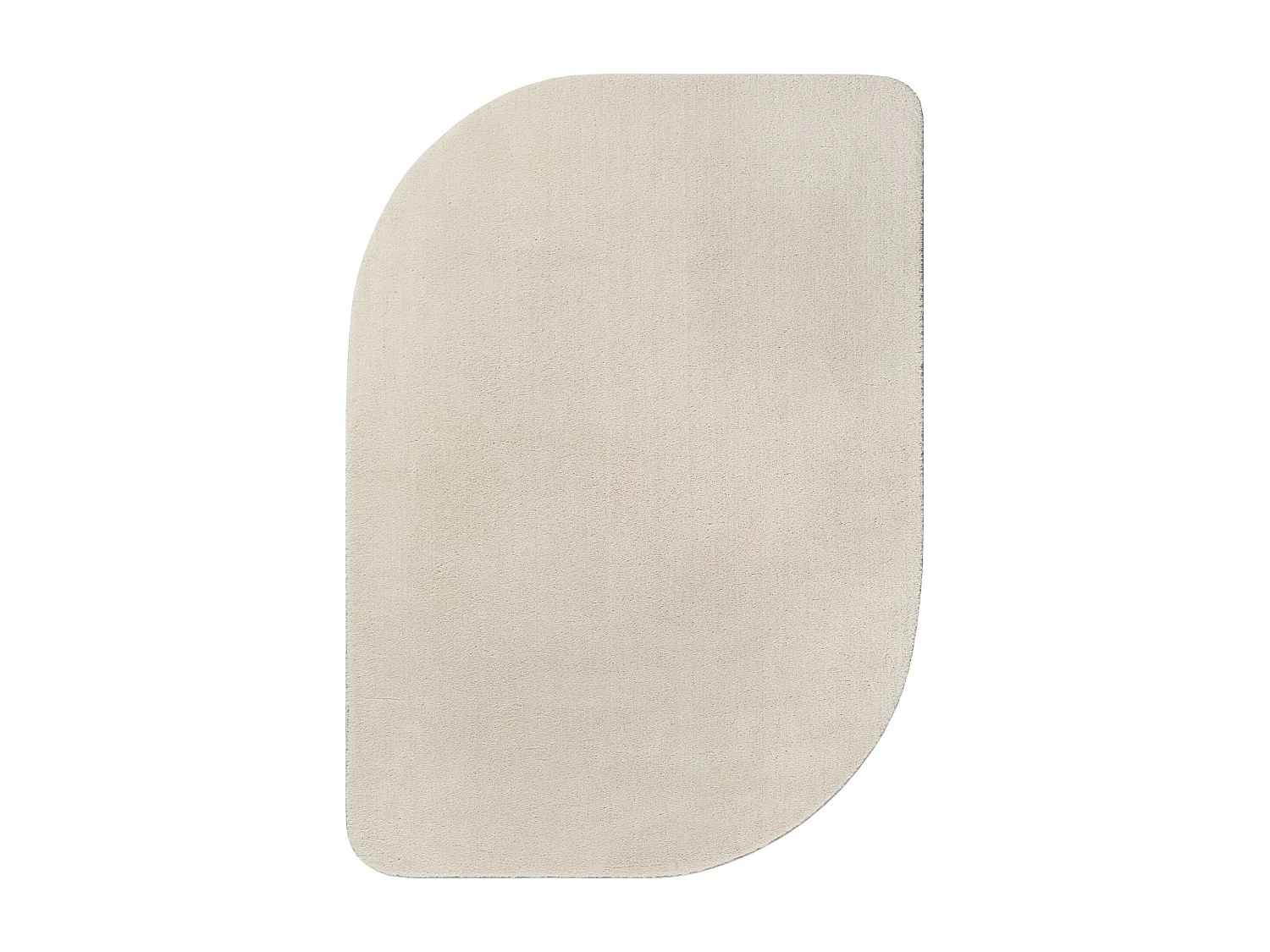 Tapis modern antidérapant lavable, beige, 160 x 220 cm