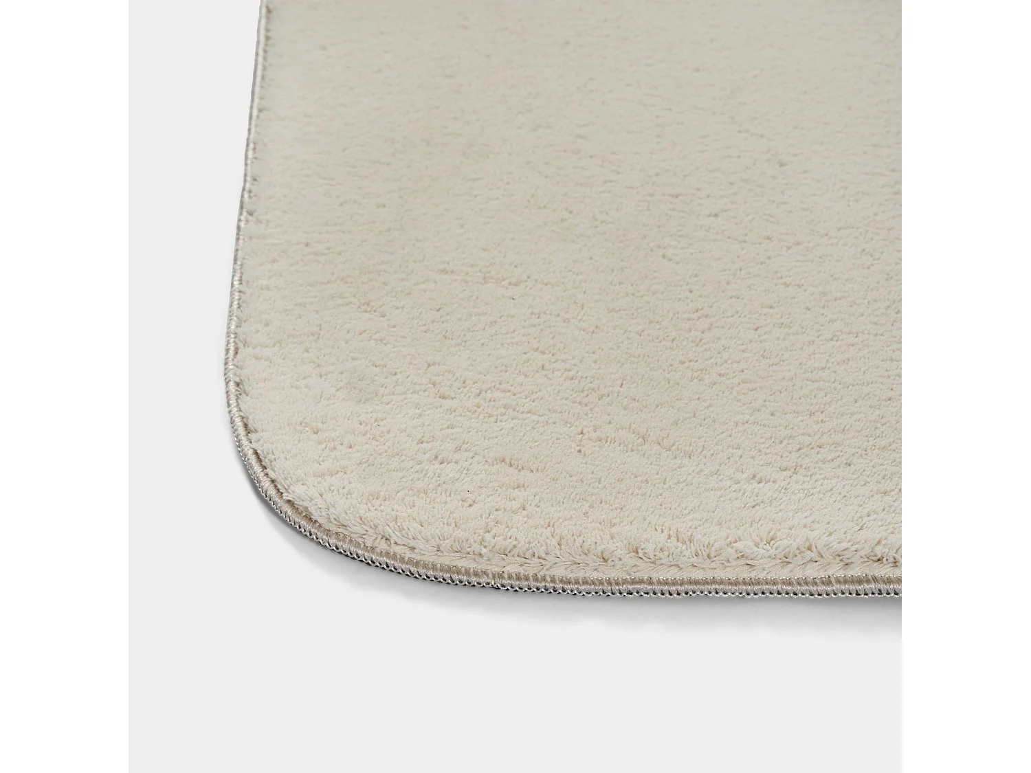 Tapis modern antidérapant lavable, beige, 160 x 220 cm