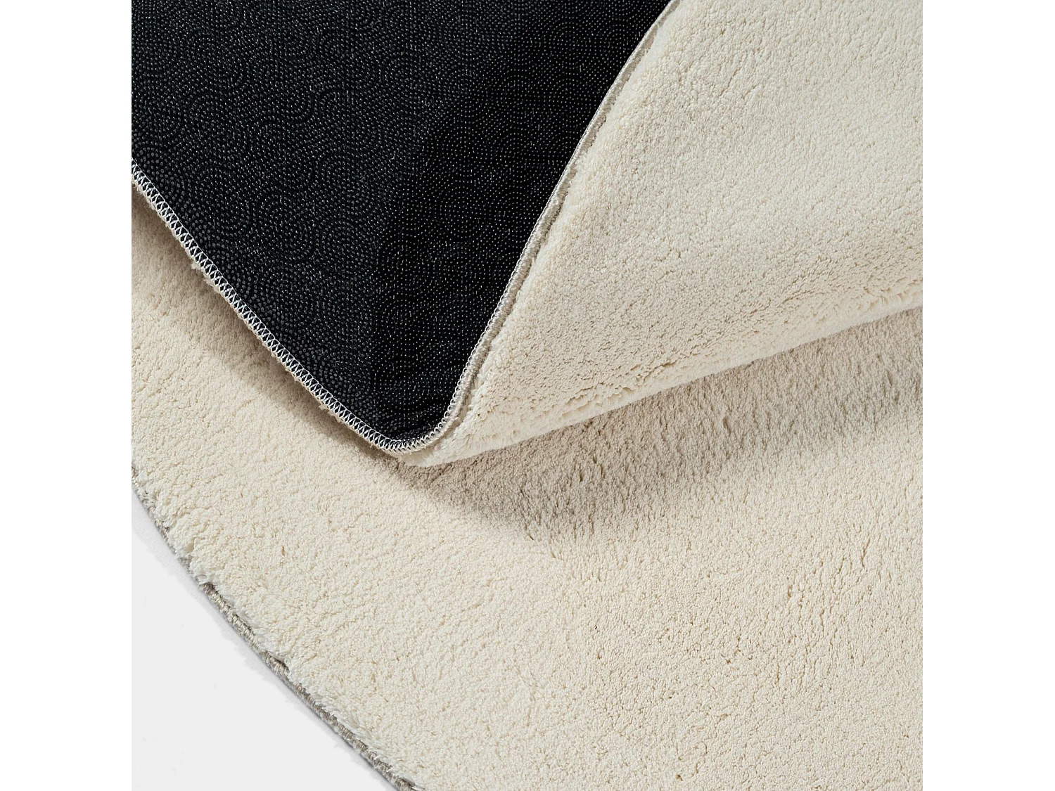 Tapis modern antidérapant lavable, beige, 160 x 220 cm