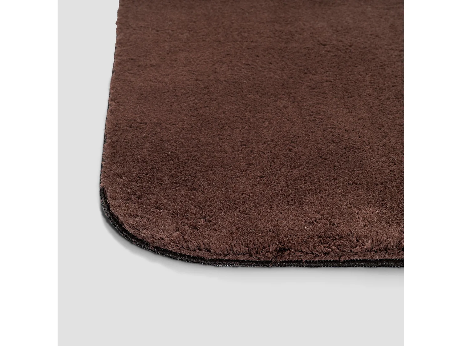 Tapis modern antidérapant lavable, marron, 160 x 220 cm