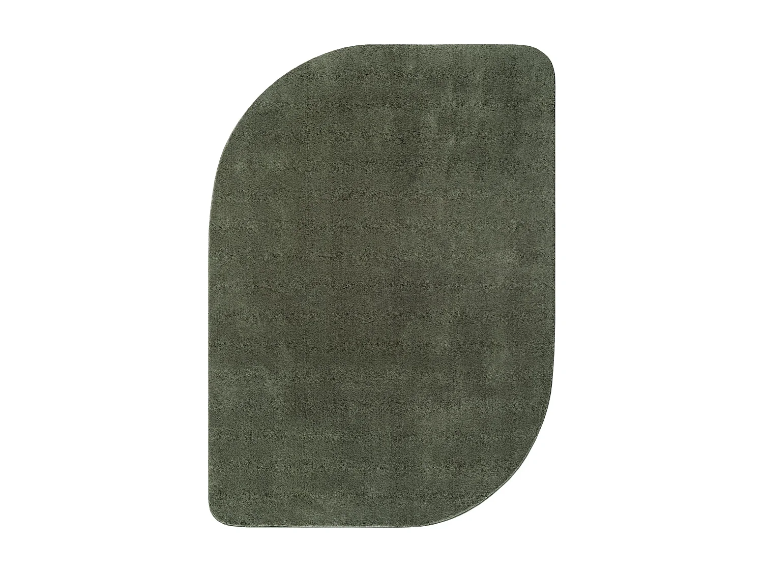 Tapis modern antidérapant lavable, vert, 160 x 220 cm