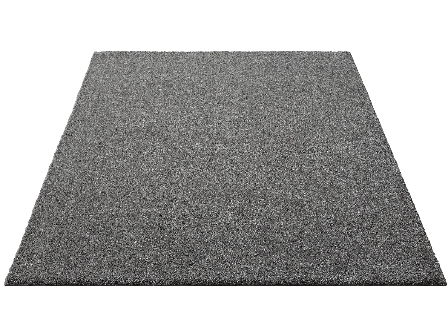 Tapis Grande salon moderne moelleux élégant, Gris, 160 x 230 cm