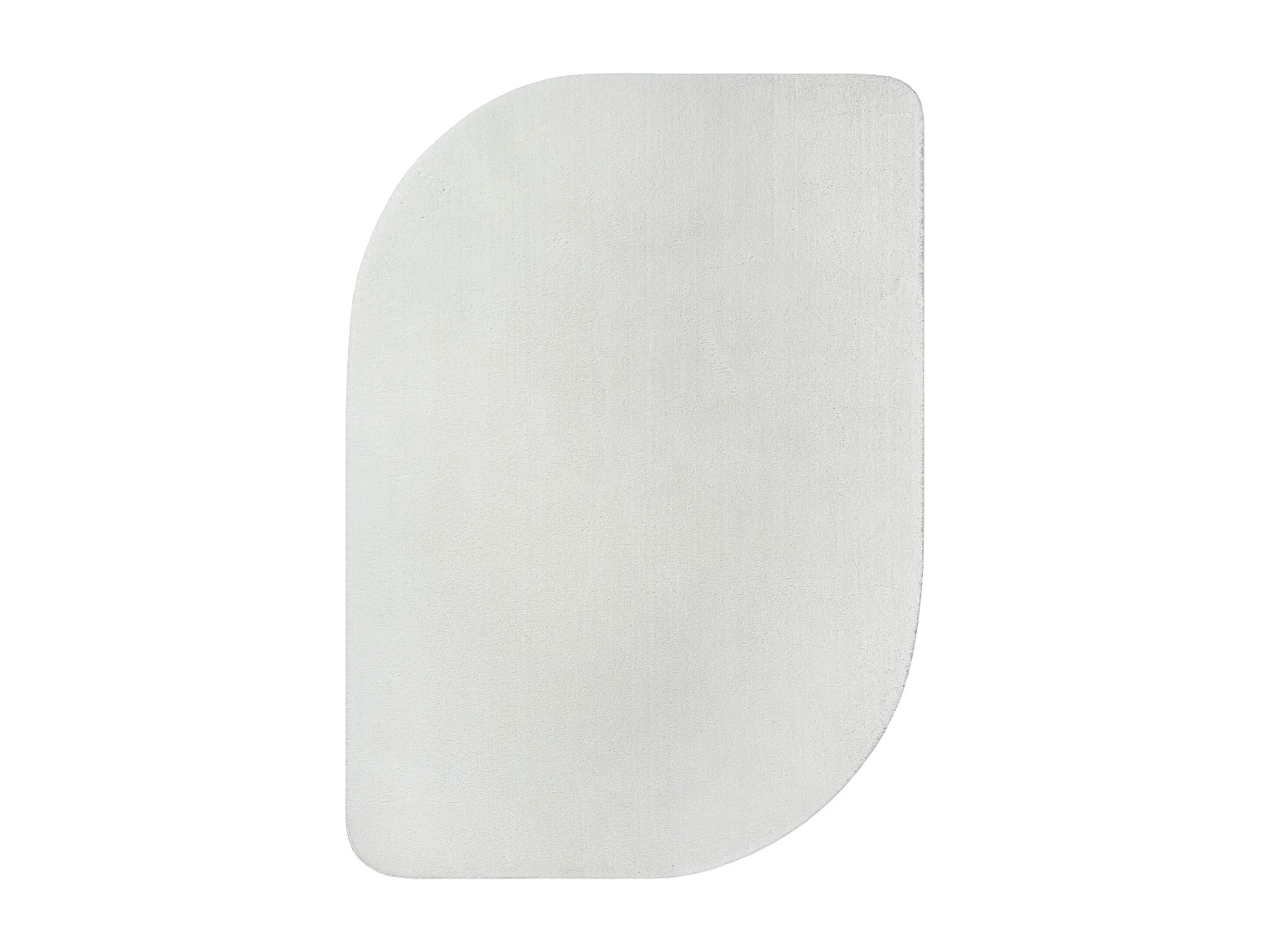Tapis modern antidérapant lavable, crème, 160 x 220 cm