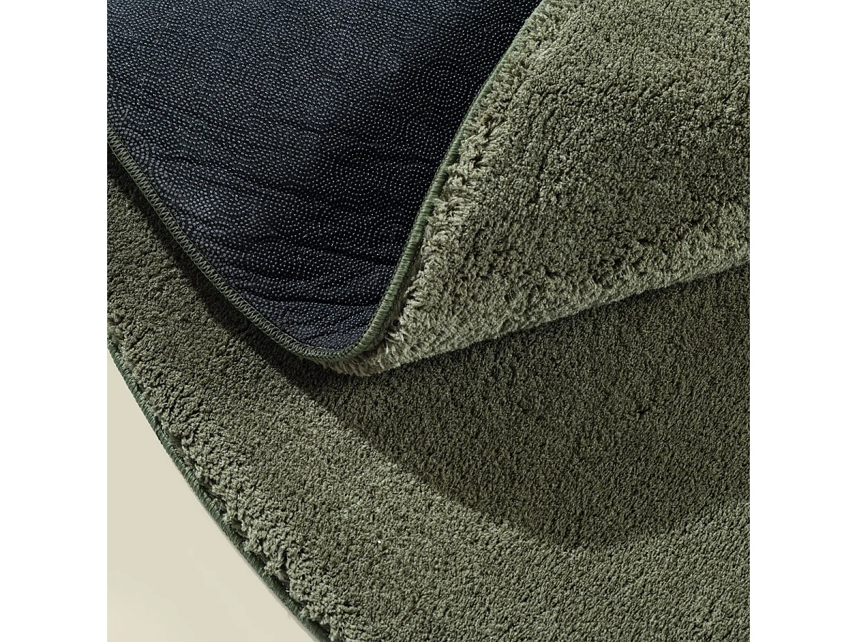 Tapis modern antidérapant lavable, vert, 120 x 160 cm