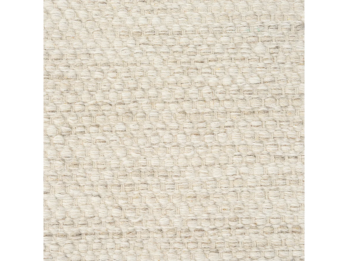 Teppich handgewebt Boho skandinavisch natur, Creme Beige, 240 x 340 cm