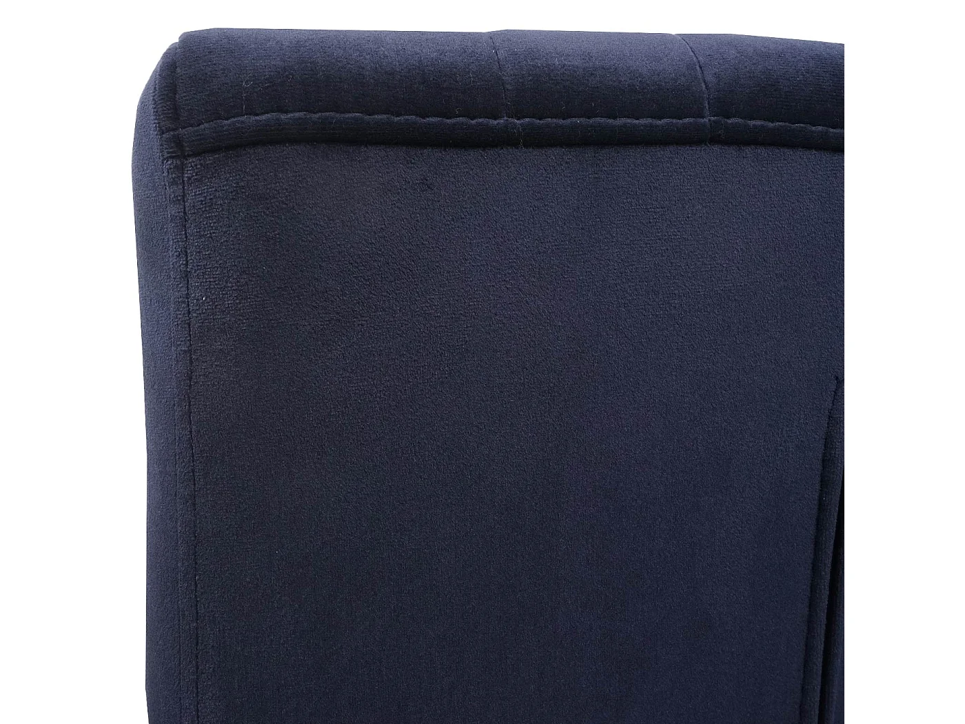 Set 2x sedie sala da pranzo design moderno MCW-L14 struttura a slitta velluto antracite blu