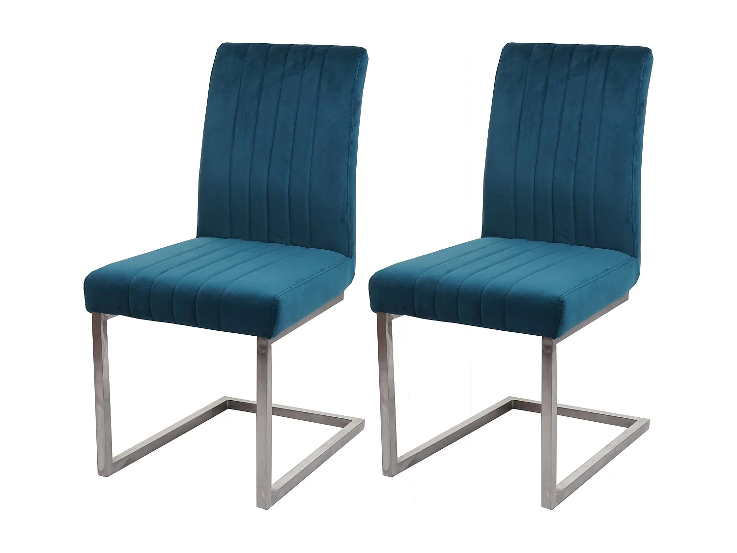 Sledestoel MCW-L14 (set van 2),  turquoise-blauw