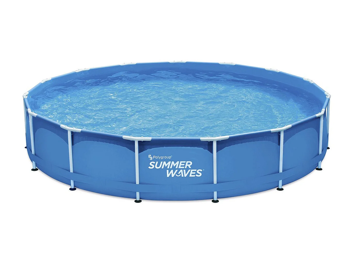 Piscine tubulaire ronde "Annie" – 4,57 x 4,57 x 0,84 m - Bleu