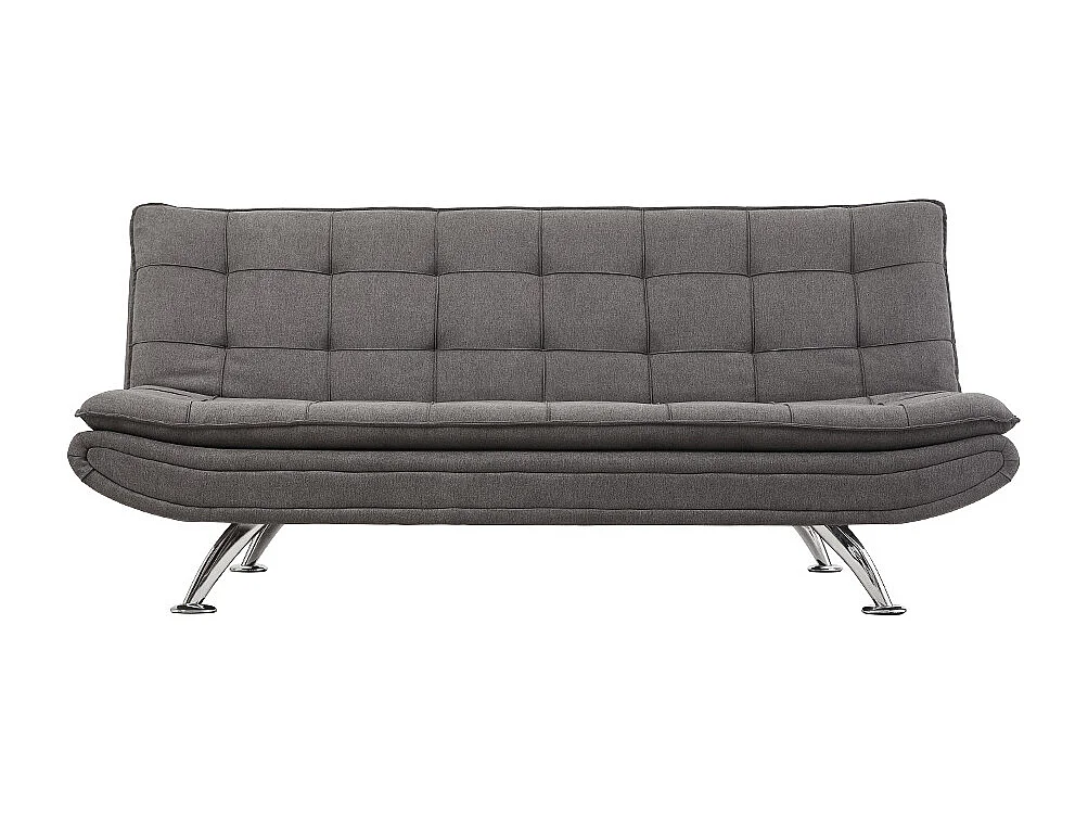 Dark Grey Linen 3 Position Convertible Sofa Bed