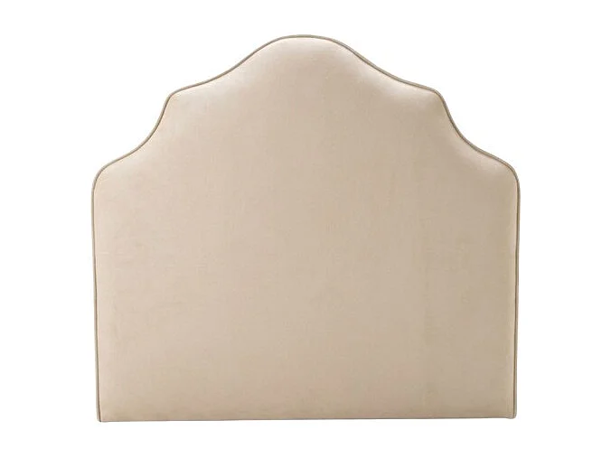 Gepolstertes Kopfteil beige 90/105cm