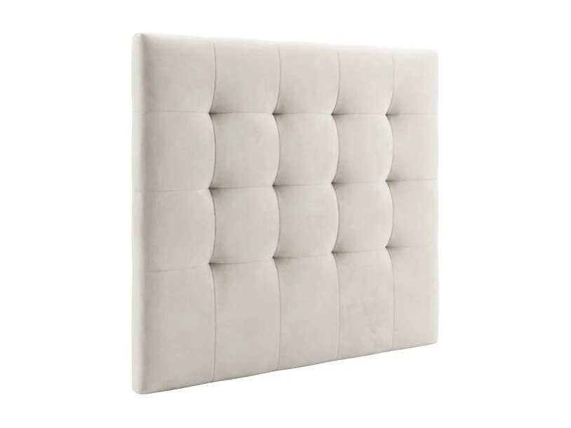 Gepolstertes Kopfteil beige 90/105cm