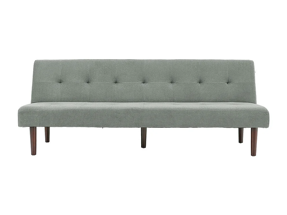 Tufted Grey Towelling 2-Seater Clic Clac Sofa Bed
