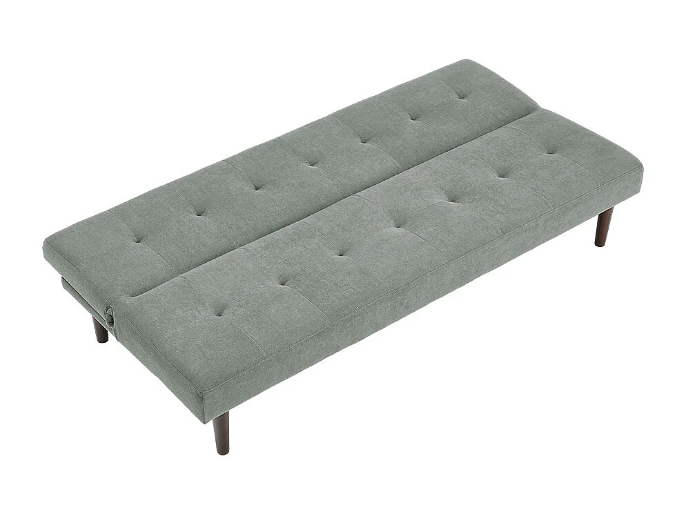 Tufted Grey Towelling 2-Seater Clic Clac Sofa Bed