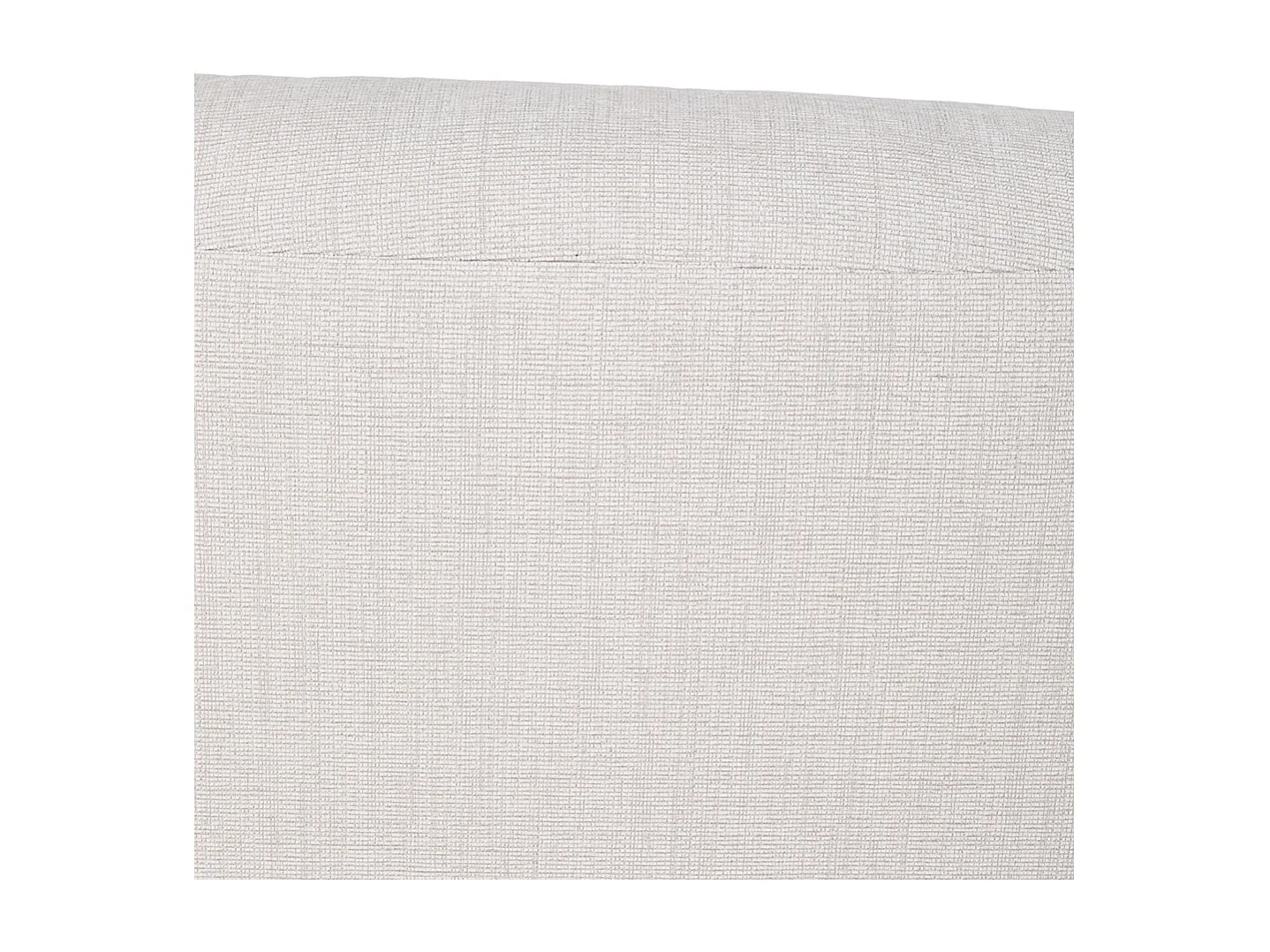 Chenille 1 Seater Reclining Sofa with Footrest - Beige White