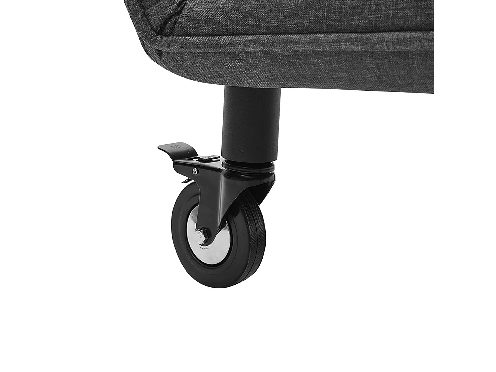 3-in-1 Single Convertible Sofa Bed with Pillow 6 Position Recliner Armchair