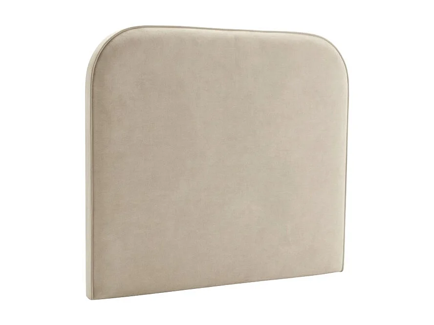 Gepolstertes Kopfteil beige 90/105cm