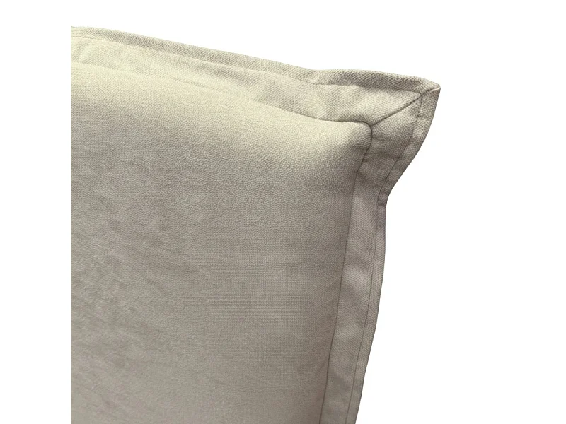 Gepolstertes Kopfteil beige 90/105cm