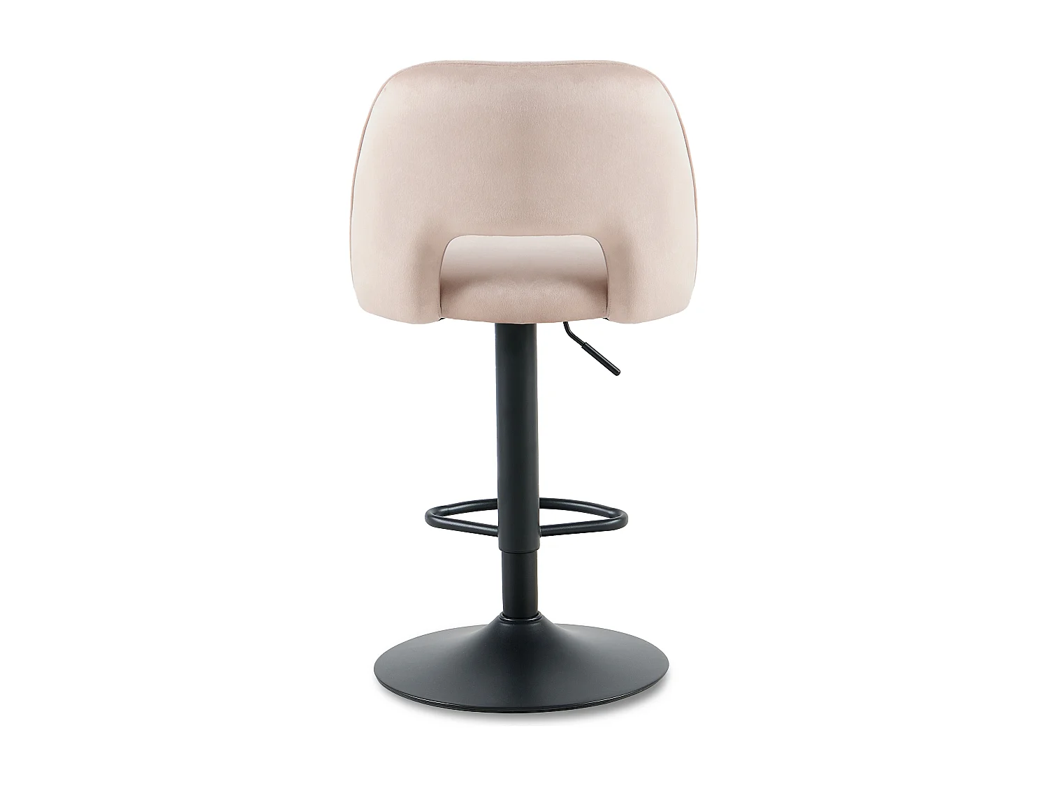 SONARA Set of 1 Adjustable Velvet Upholstered Breakfast Bar Stools