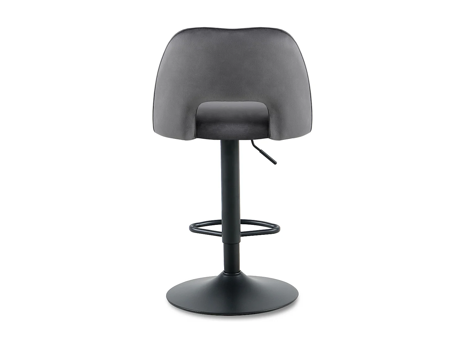 SONARA Set of 1 Adjustable Velvet Upholstered Breakfast Bar Stools