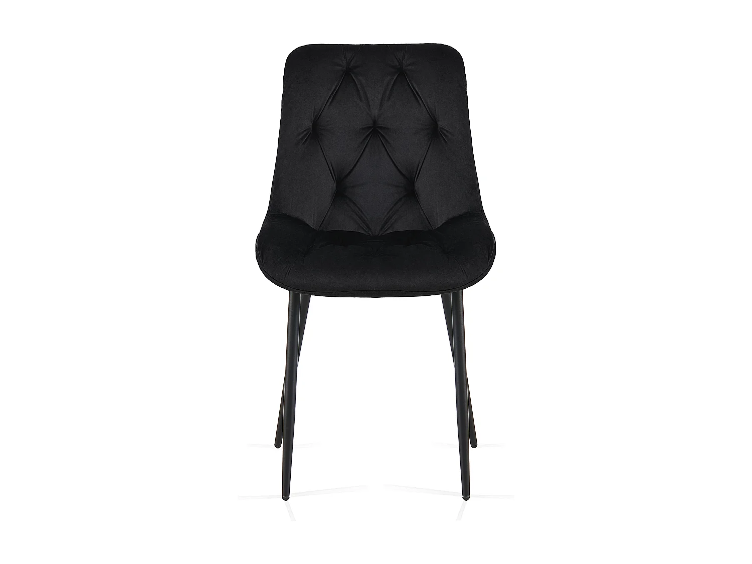SONARA Modern Set of 2 Velvet Dining Chairs with Ergonomic Upholstered Seat