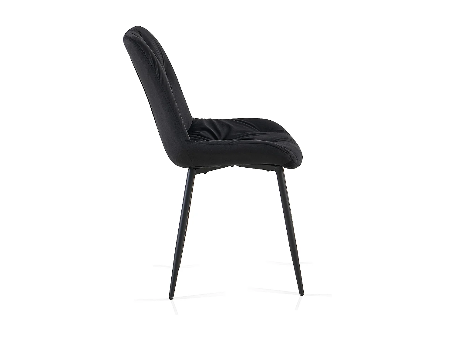 SONARA Modern Set of 2 Velvet Dining Chairs with Ergonomic Upholstered Seat