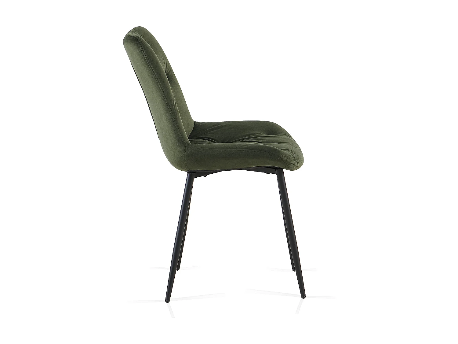SONARA Modern Set of 2 Velvet Dining Chairs with Ergonomic Upholstered Seat