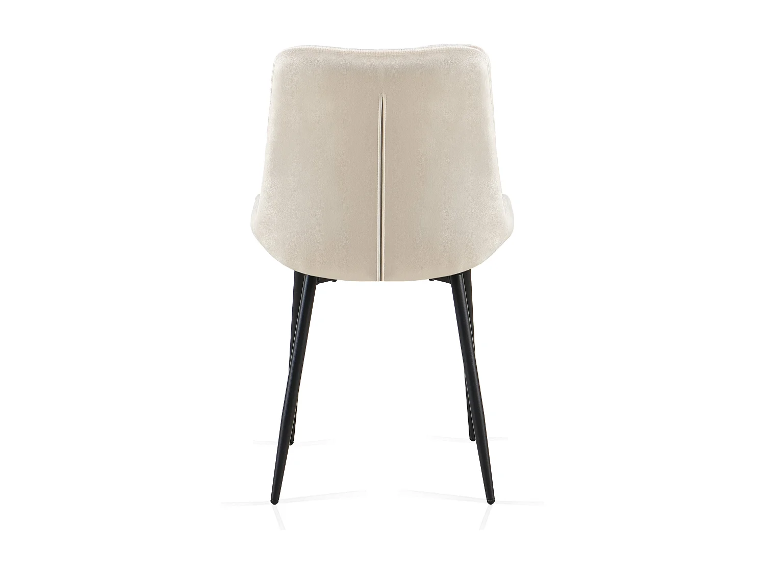 SONARA Modern Set of 2 Velvet Dining Chairs with Ergonomic Upholstered Seat
