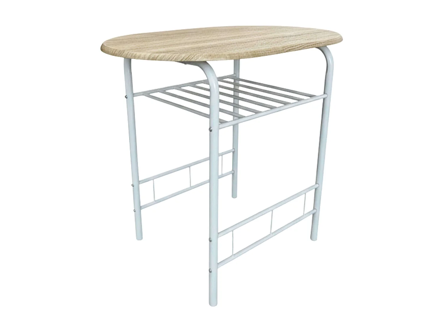 Conjunto de cozinha Butterfly em carvalho Sonoma e branco: Mesa 80x74,5x53 cm + 2 cadeiras