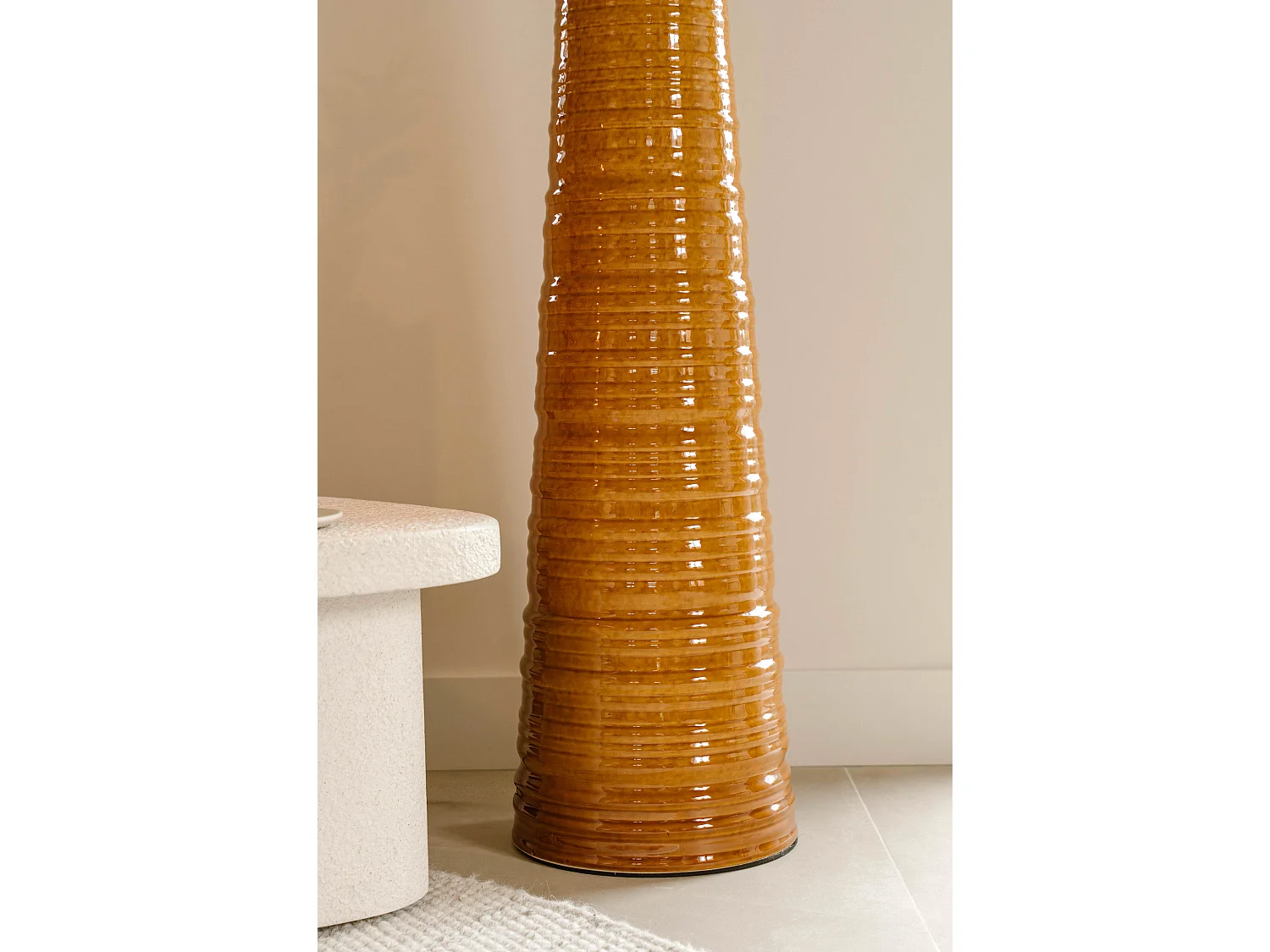 Stehlampe 180 cm - Braun - Design-Stehlampe - Indore Home