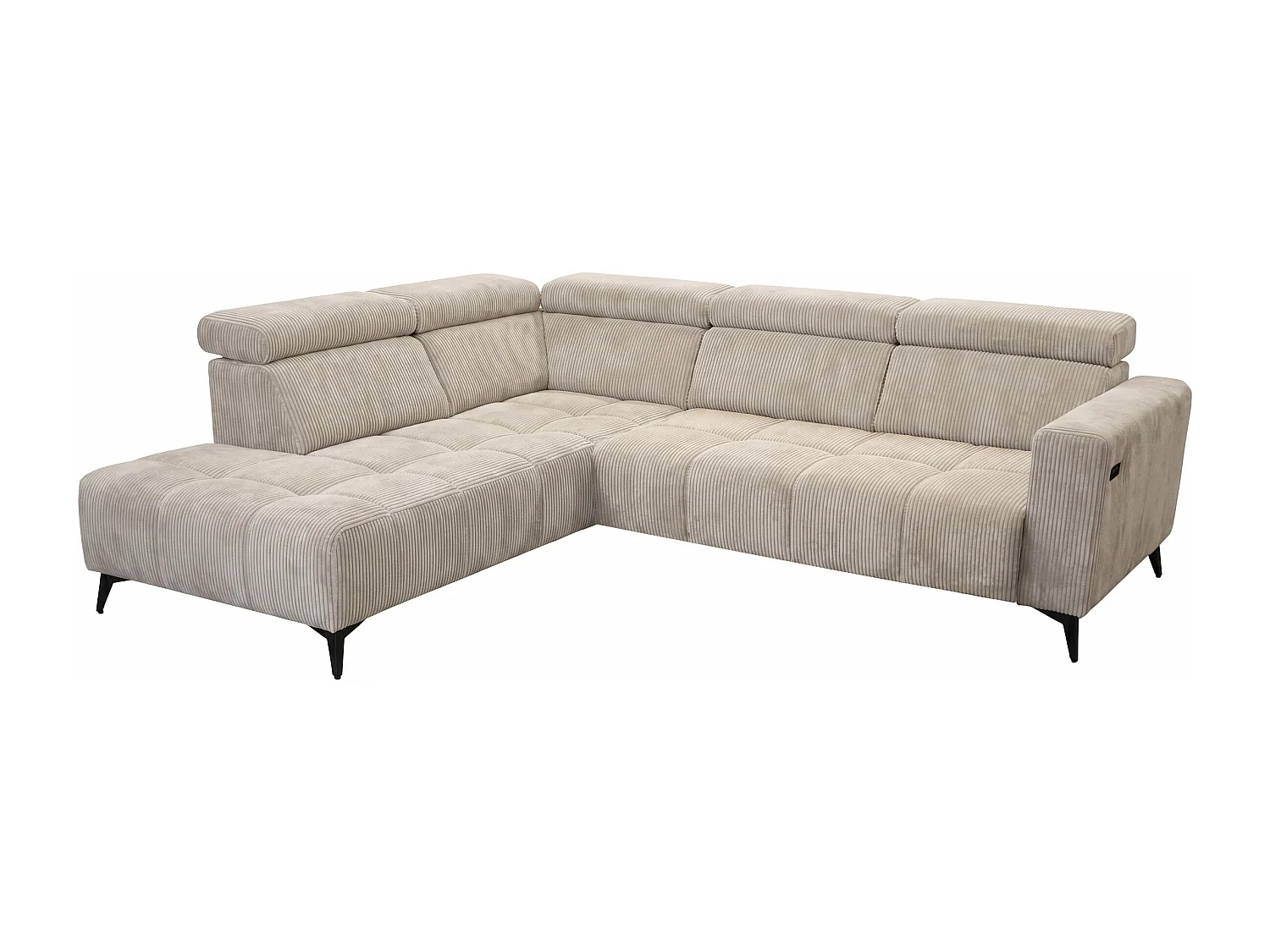 Canapé d’angle Felicity confort profond  – tissu premium – salon moderne