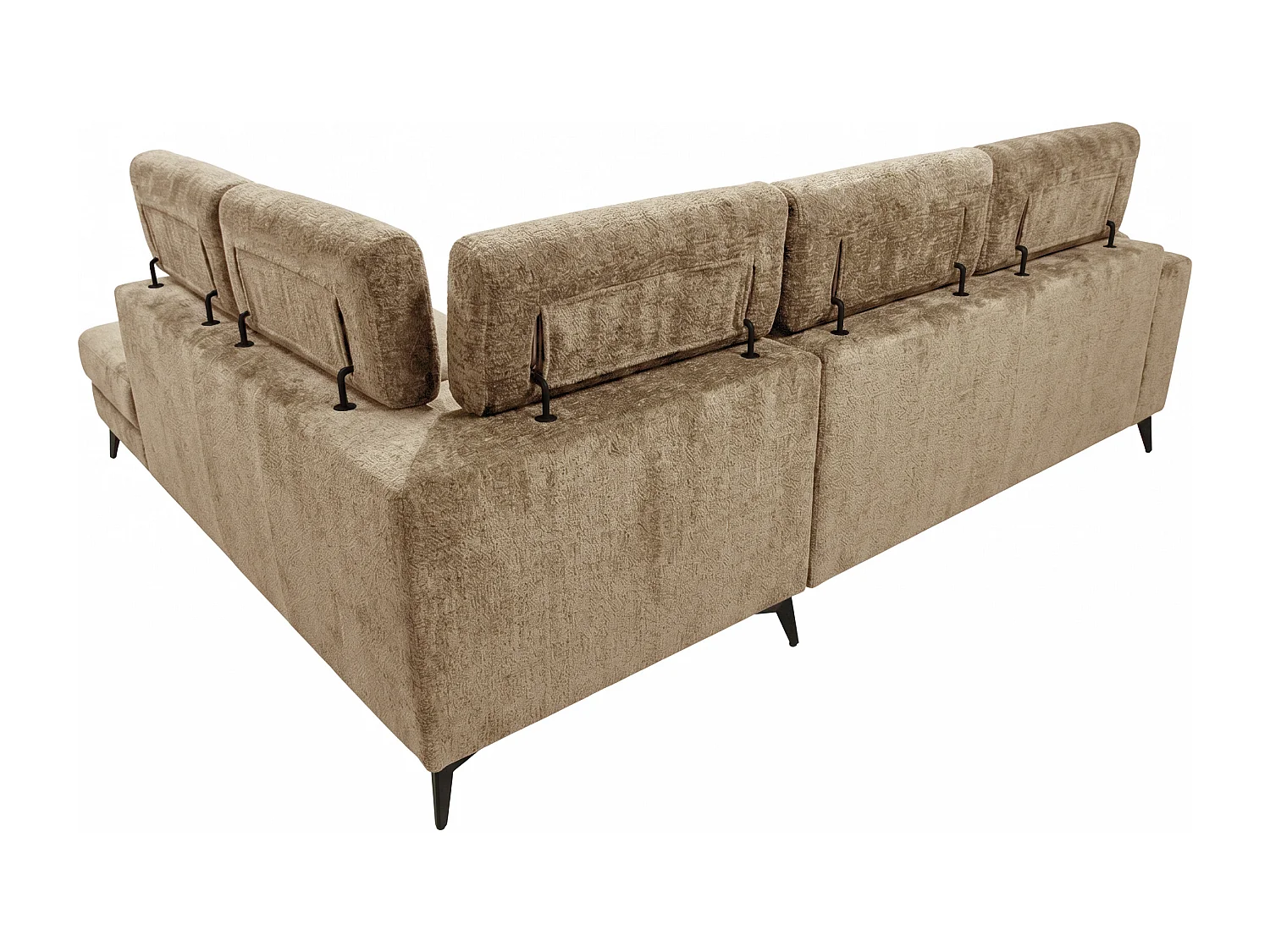 Canapé d’angle Velvet confort profond – effet nuage (cloud sofa) – tissu premium – salon moderne