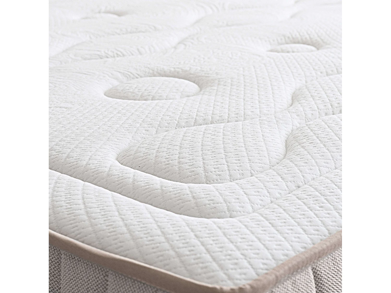 colchão de molas ensacadas kyiv com visco gel, dualterm duo, reversível, 90x190 cm