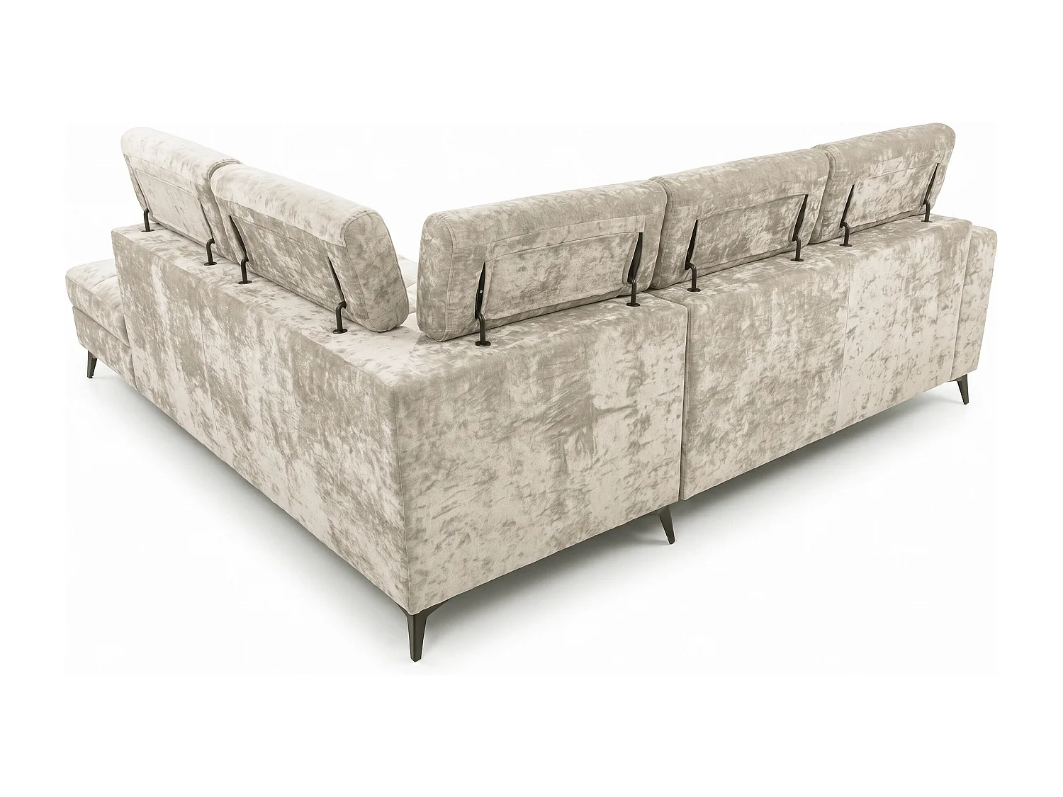 Narożnik Velvet ultra komfort – efekt chmury – miękka tkanina premium – funkcja relax