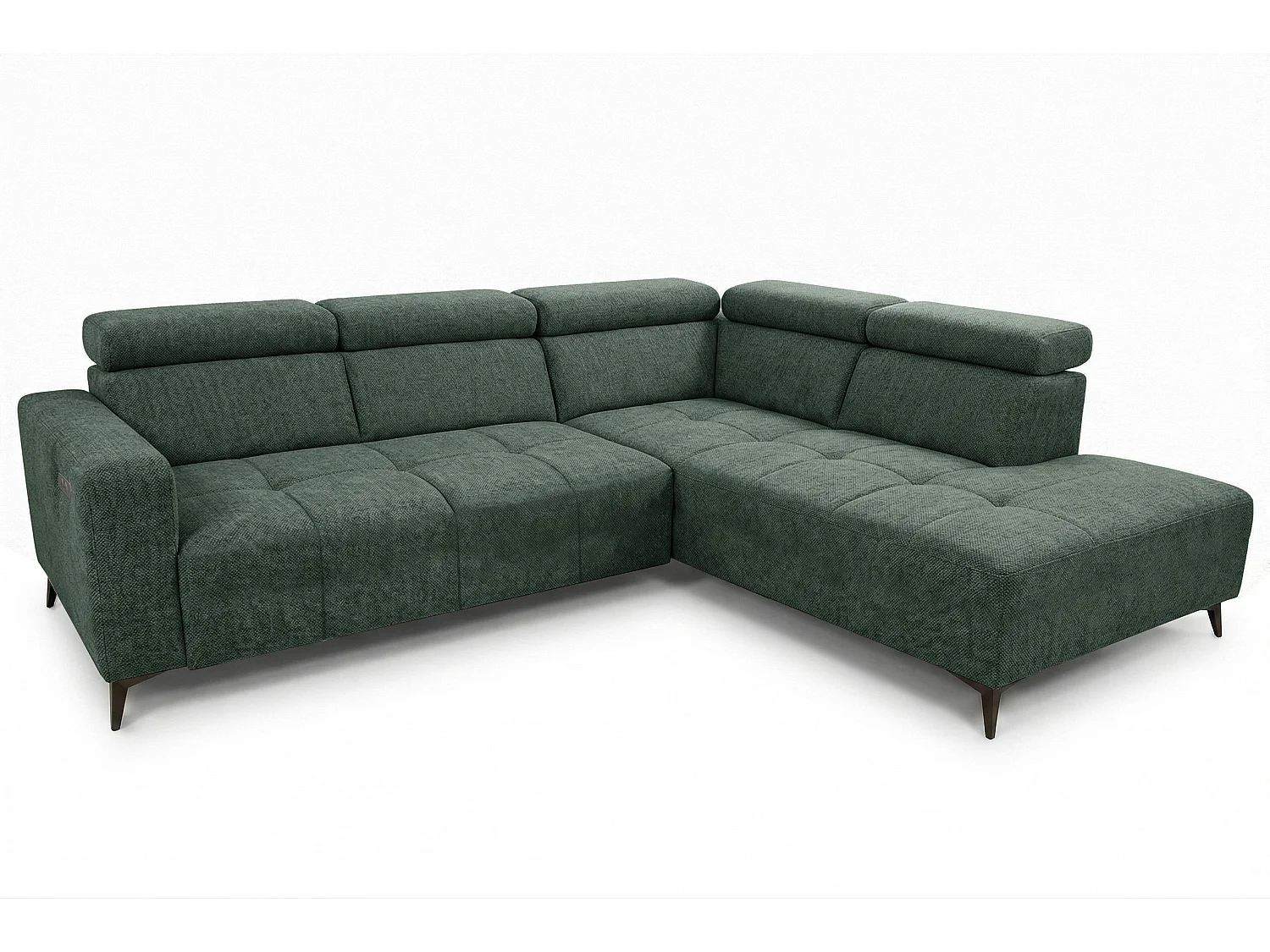 Narożnik Velvet ultra komfort – efekt chmury – miękka tkanina premium – funkcja relax