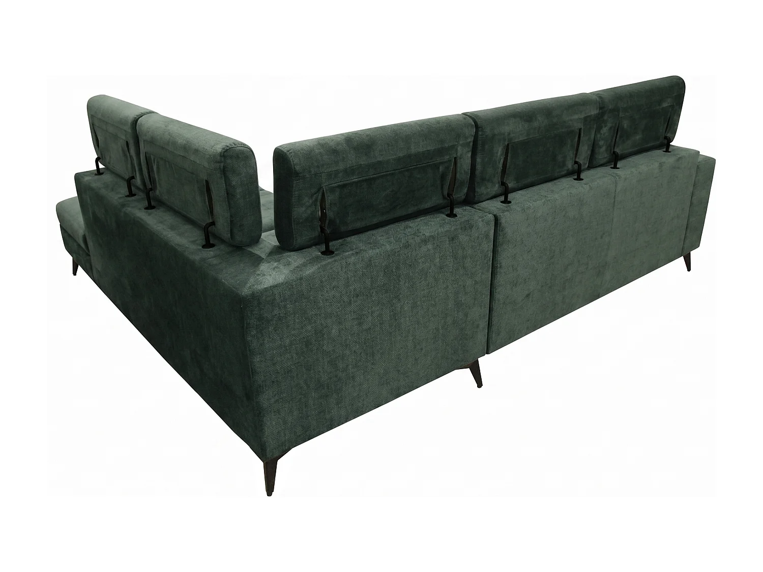 Narożnik Velvet ultra komfort – efekt chmury – miękka tkanina premium – funkcja relax