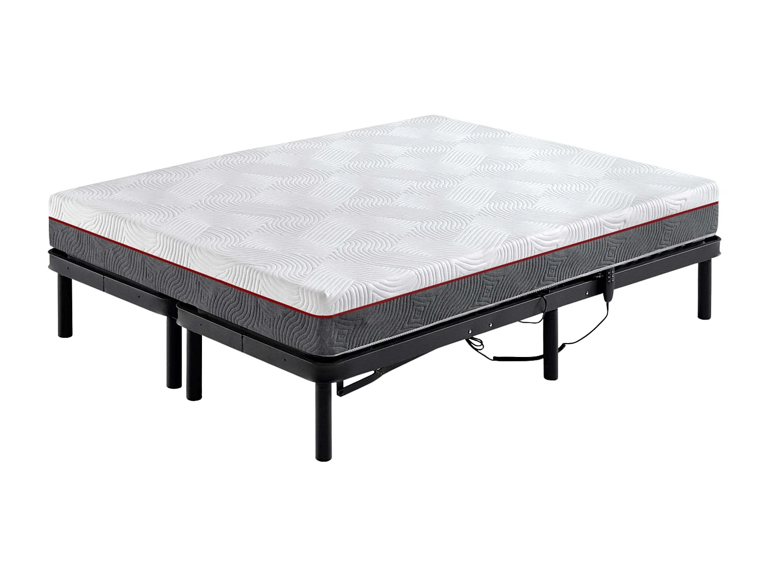 Colchão Nert viscoelástico Air Flow 90x190 cm hipoalergênico e antiácaro