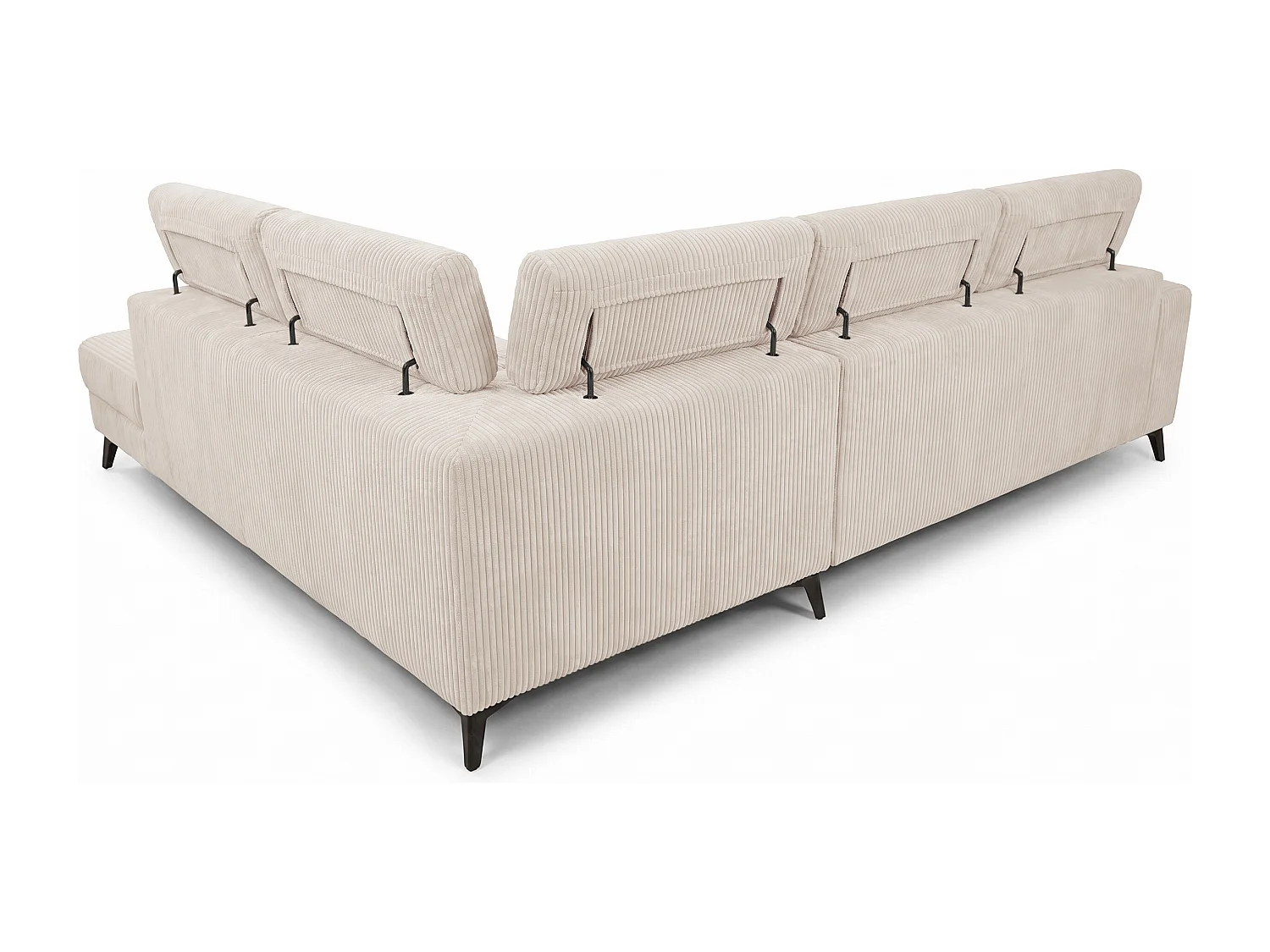 Canapé d’angle Velvet confort profond – effet nuage (cloud sofa) – tissu premium – salon moderne