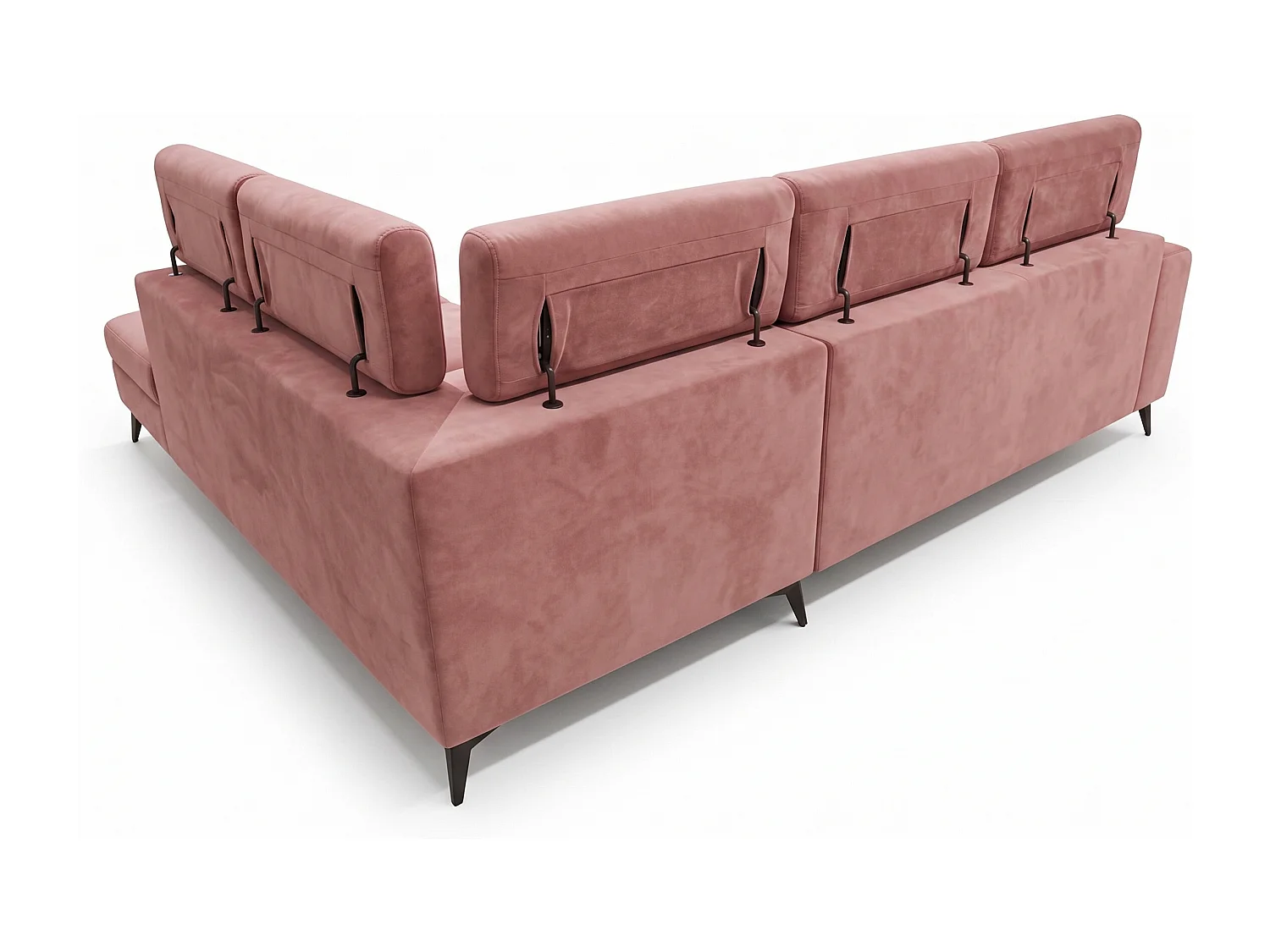 Narożnik Velvet ultra komfort – efekt chmury – miękka tkanina premium – funkcja relax