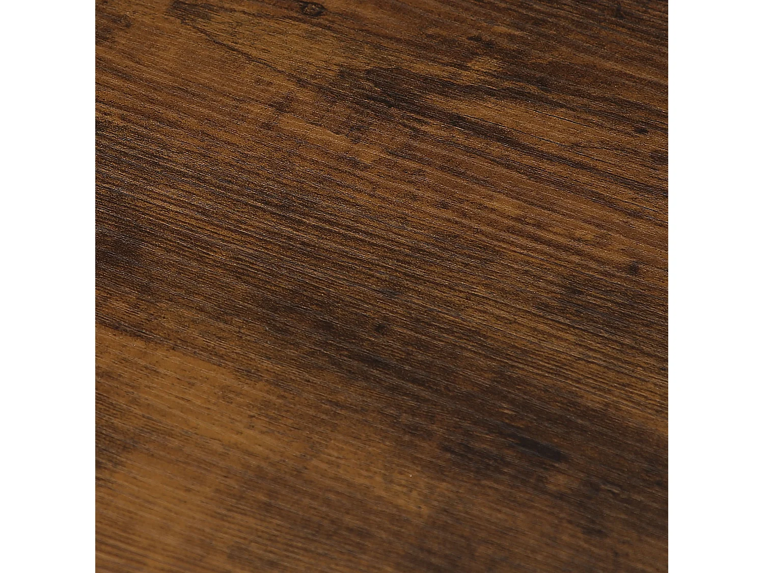 Table d'appoint étroite avec rangement, table d'appoint industrielle à 2 niveaux avec structure en métal noir