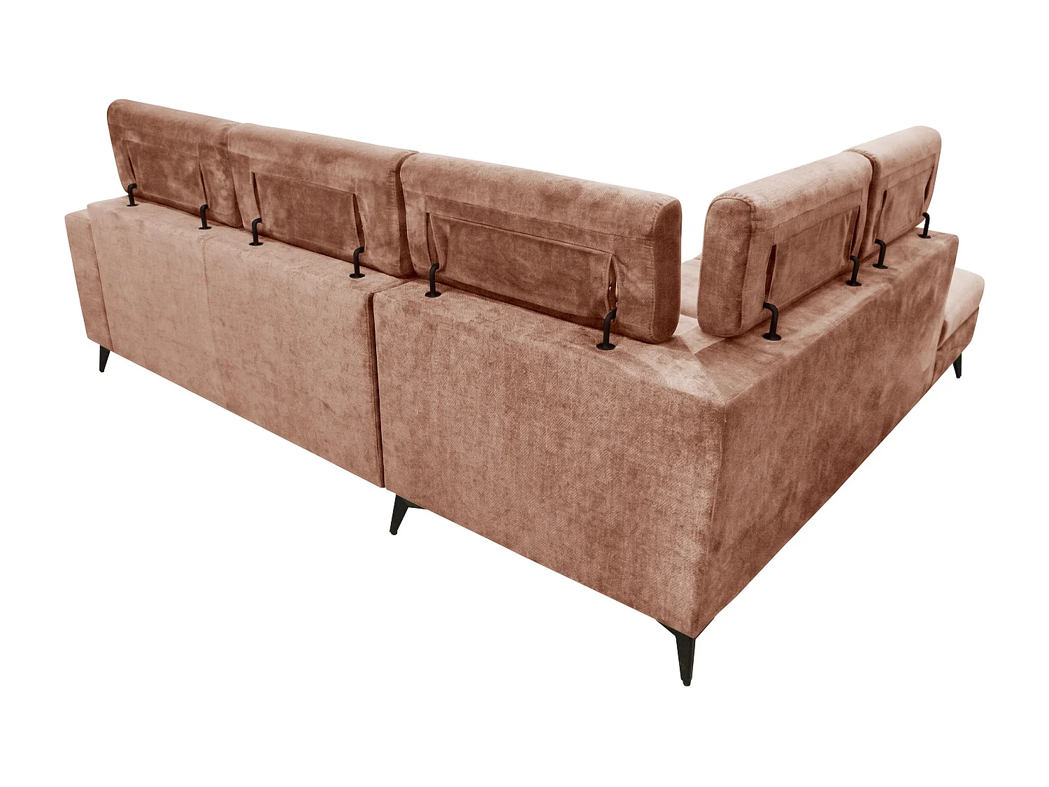 Narożnik Velvet ultra komfort – efekt chmury – miękka tkanina premium – funkcja relax