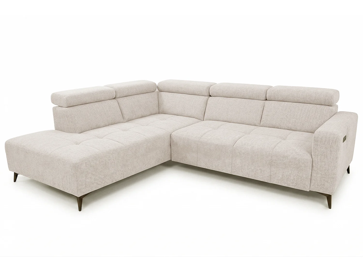 Narożnik Velvet ultra komfort – efekt chmury – miękka tkanina premium – funkcja relax