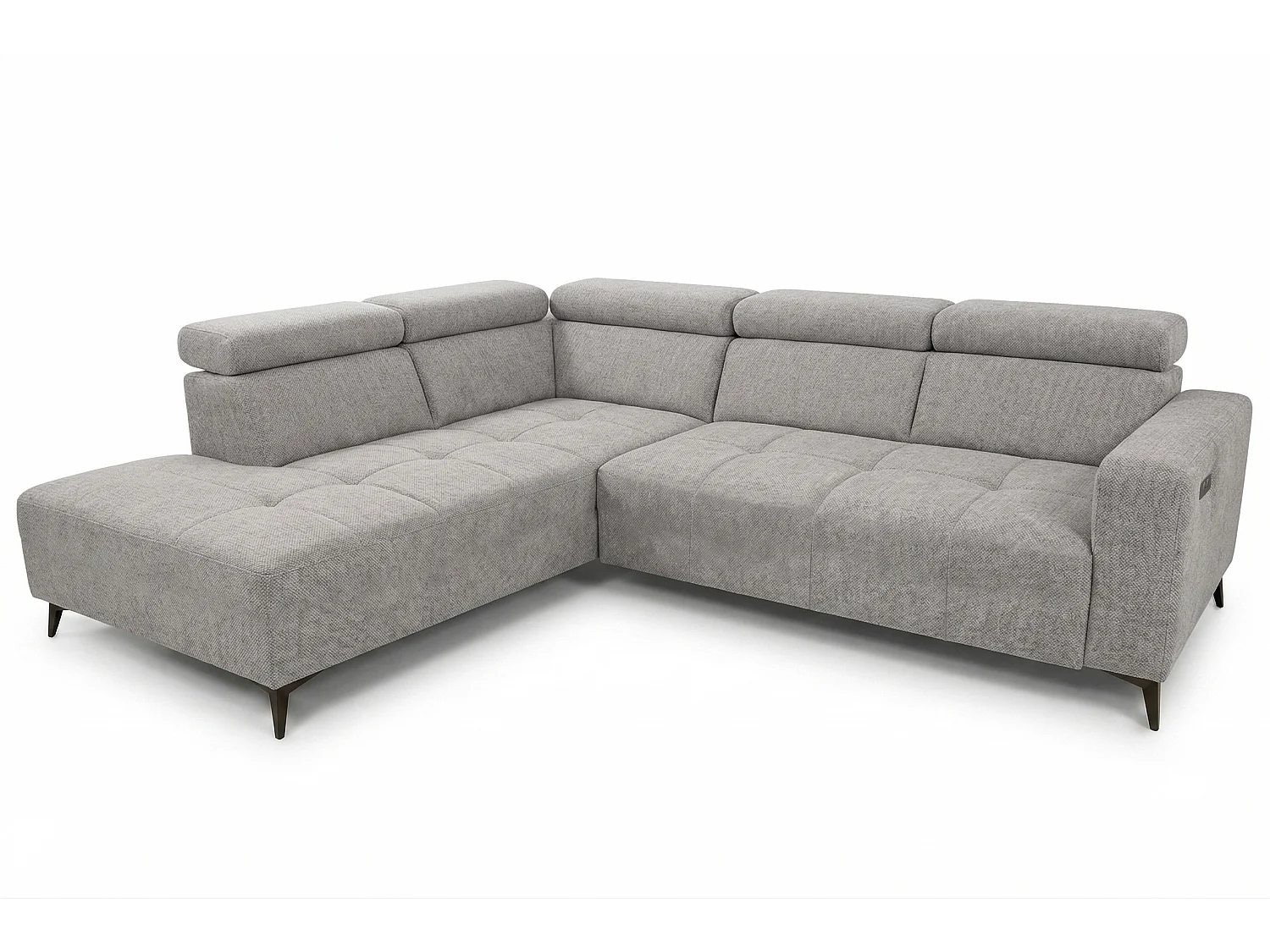 Narożnik Velvet ultra komfort – efekt chmury – miękka tkanina premium – funkcja relax