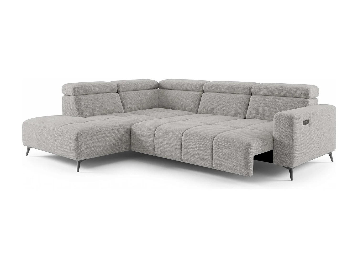 Narożnik Velvet ultra komfort – efekt chmury – miękka tkanina premium – funkcja relax