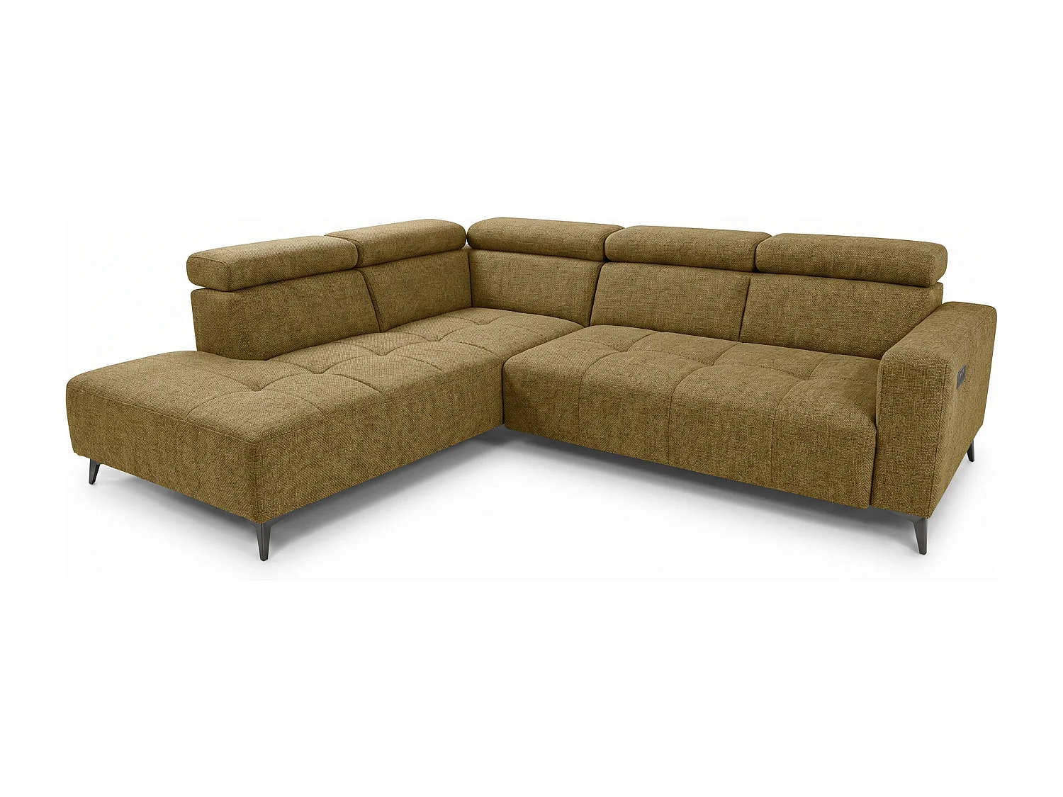 Narożnik Velvet ultra komfort – efekt chmury – miękka tkanina premium – funkcja relax