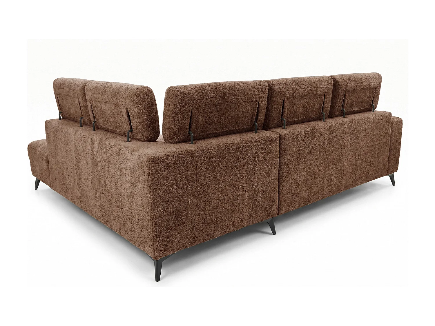 Canapé d’angle Felicity – premium, relaxation électrique, USB et design modern organic